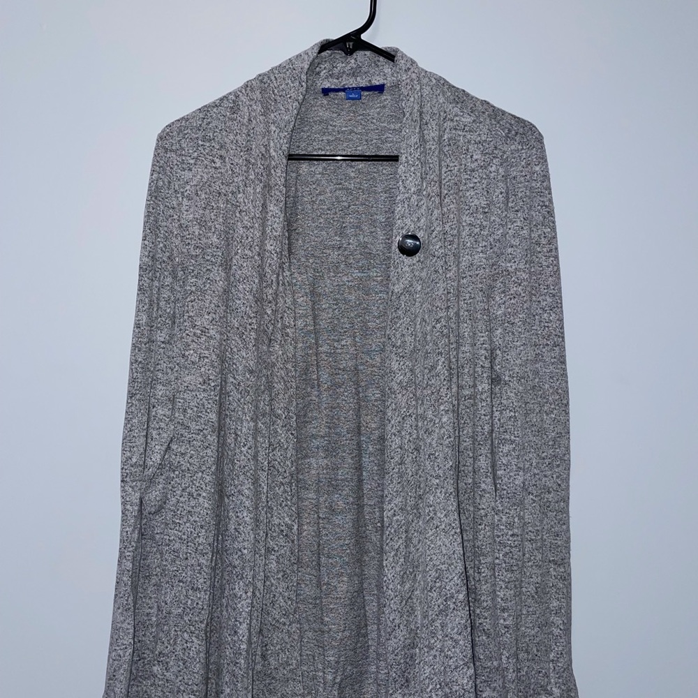 Apt.9 Grey Cardigan Size Large